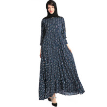 vestuário islâmico dubai fabricação de fábrica mulheres vestido impresso abaya